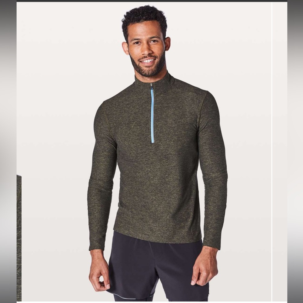 Lululemon Men’s Surge Warm 1/2 Zip Size Small